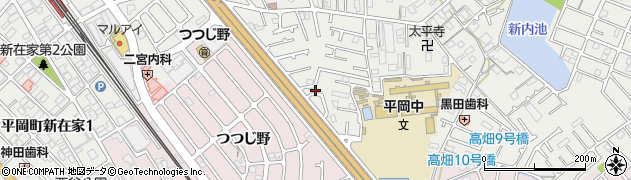 兵庫県加古川市平岡町新在家1737周辺の地図