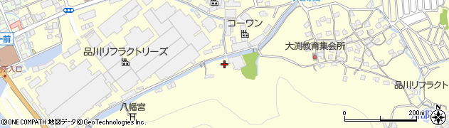 大渕川周辺の地図