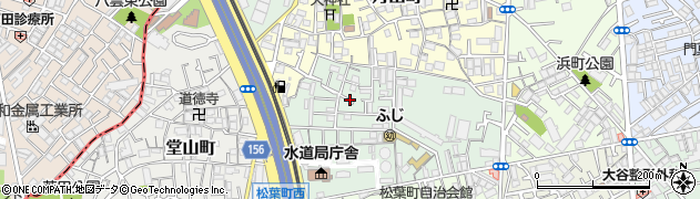 大阪府門真市泉町周辺の地図