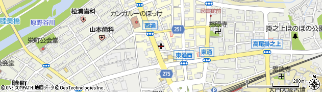 静岡銀行　ビジネスステーション袋井支店周辺の地図