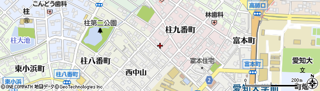 愛知県豊橋市柱九番町108周辺の地図
