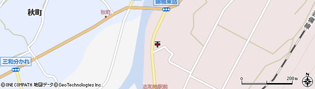 川地郵便局周辺の地図