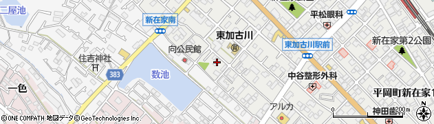 兵庫県加古川市平岡町新在家177周辺の地図