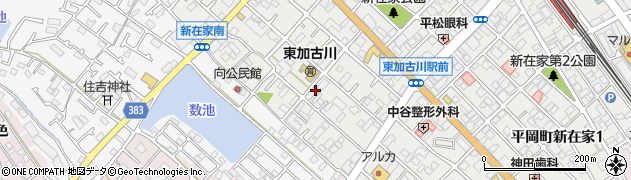兵庫県加古川市平岡町新在家142周辺の地図