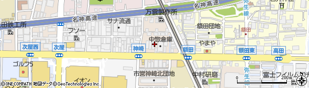 兵庫県尼崎市神崎町21周辺の地図