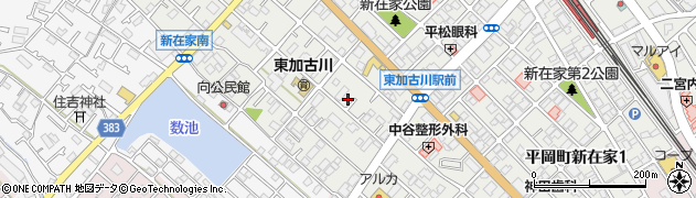 兵庫県加古川市平岡町新在家130周辺の地図