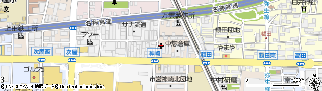 兵庫県尼崎市神崎町21-6周辺の地図