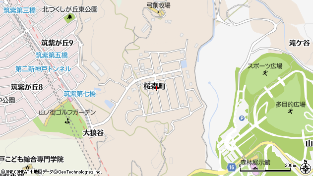 〒651-1214 兵庫県神戸市北区桜森町の地図
