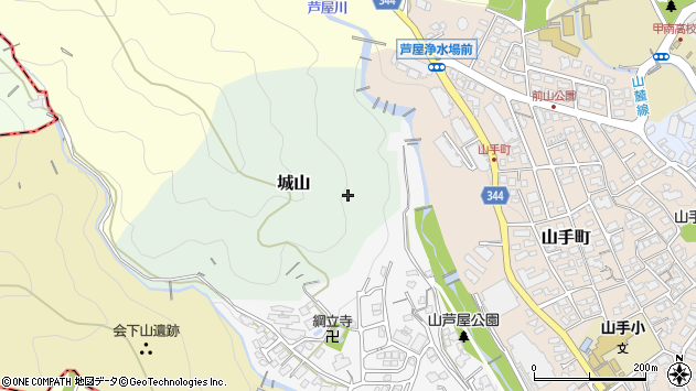 〒659-0081 兵庫県芦屋市城山の地図