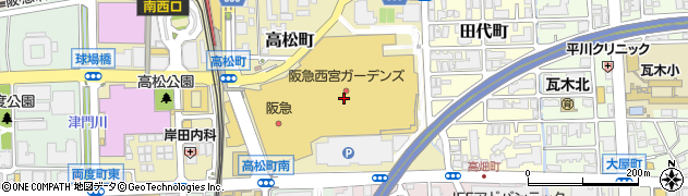 ホビーラ・ホビーレ　阪急西宮ガーデンズ店周辺の地図
