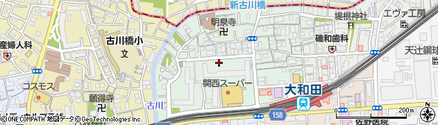 大阪府門真市常称寺町周辺の地図