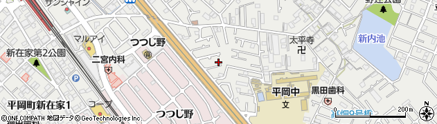 兵庫県加古川市平岡町新在家1740周辺の地図