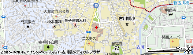 大阪府門真市御堂町14周辺の地図
