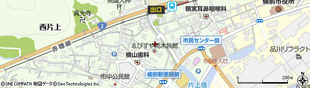 岡山県備前市西片上1276周辺の地図