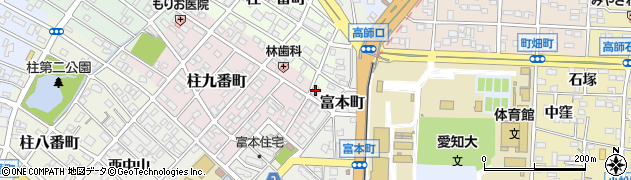 愛知県豊橋市柱九番町1周辺の地図
