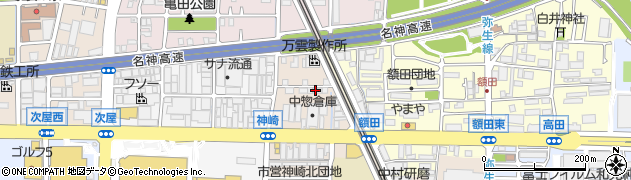 兵庫県尼崎市神崎町21-16周辺の地図