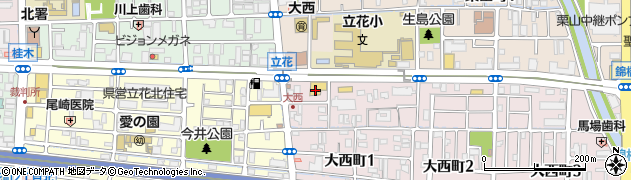 快活CLUB尼崎立花店周辺の地図
