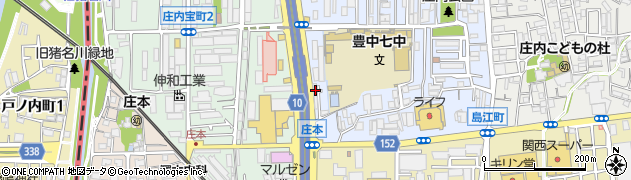 小田安全硝子株式会社　豊中営業所周辺の地図