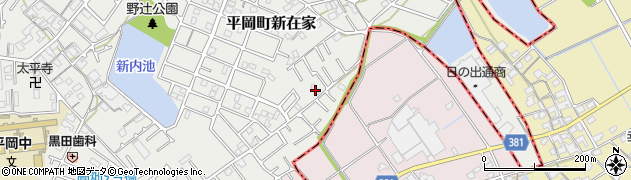 兵庫県加古川市平岡町新在家2014周辺の地図