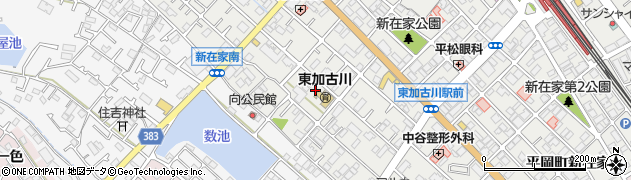 兵庫県加古川市平岡町新在家184周辺の地図