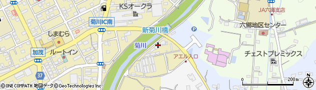 横浜植木株式会社　菊川研究農場周辺の地図