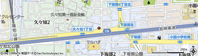 ファミリーマート尼崎下坂部店周辺の地図