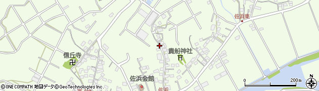 静岡県浜松市中央区佐浜町周辺の地図