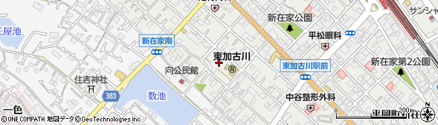 兵庫県加古川市平岡町新在家188周辺の地図