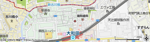 サンウォッシュ　大和田店周辺の地図