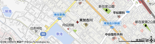兵庫県加古川市平岡町新在家183周辺の地図