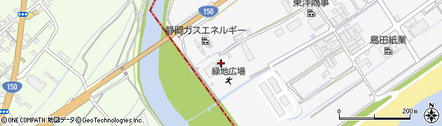 吉田町牧之原市広域施設組合　衛生センターし尿処理場周辺の地図