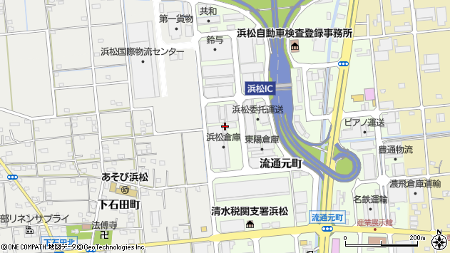 〒435-0007 静岡県浜松市中央区流通元町の地図