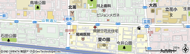 太鼓亭尼崎立花店周辺の地図