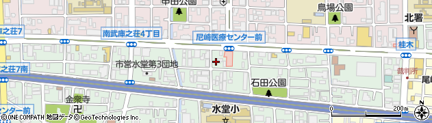 ミヤノ健康ショップモイヤン阪神店周辺の地図