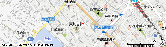 兵庫県加古川市平岡町新在家194周辺の地図