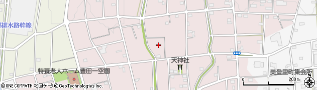 静岡県磐田市東原周辺の地図