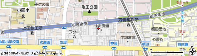 株式会社アイパックス　尼崎工場周辺の地図