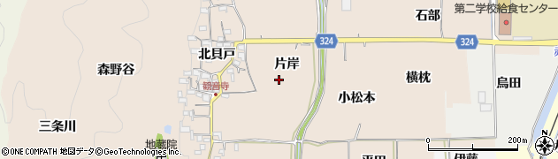京都府木津川市加茂町観音寺周辺の地図