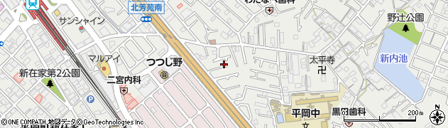 兵庫県加古川市平岡町新在家1718周辺の地図