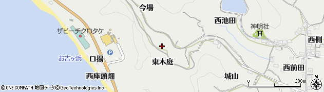 愛知県南知多町（知多郡）内海（東木庭）周辺の地図