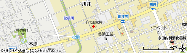 千代田家具株式会社周辺の地図