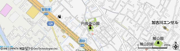 円長寺公園周辺の地図