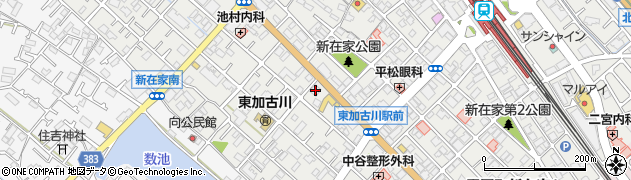 兵庫県加古川市平岡町新在家232周辺の地図