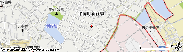 兵庫県加古川市平岡町新在家2045周辺の地図