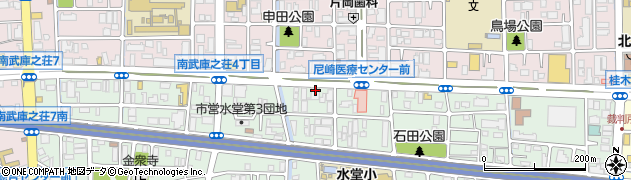 公益社　武庫之荘会館周辺の地図