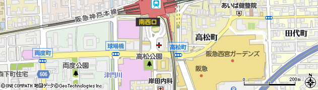 三井住友信託銀行西宮支店 ＡＴＭ周辺の地図