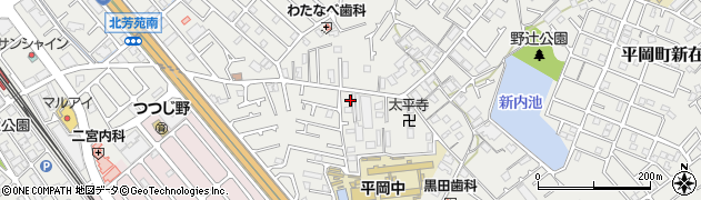 兵庫県加古川市平岡町新在家1824周辺の地図