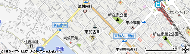 兵庫県加古川市平岡町新在家196周辺の地図