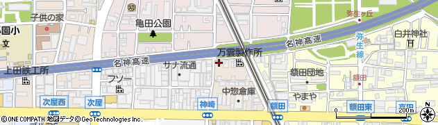 兵庫県尼崎市神崎町22-5周辺の地図
