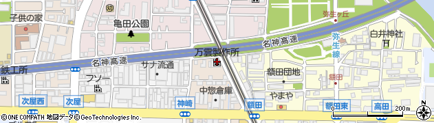 兵庫県尼崎市神崎町22-15周辺の地図